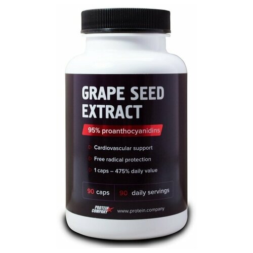 ���� ������� PROTEIN.COMPANY Grape seed Extract �������� ����������� ��������, 90 �, 250 ��, 90 ��., ������ �� 803 ���