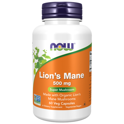 ���� NOW FOODS Lion's Mane 500 �� (������ �����������) 60 ��� ������ (Now Foods), ������ �� 3710 ���