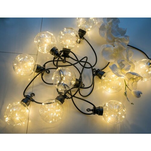���� �������� �� �������� BULBS BALLS, 10 ����� ����� LED-�����, 2.7+3 �, ������ ������, �������, Kaemingk (Lumineo), ������ �� 5900 ���