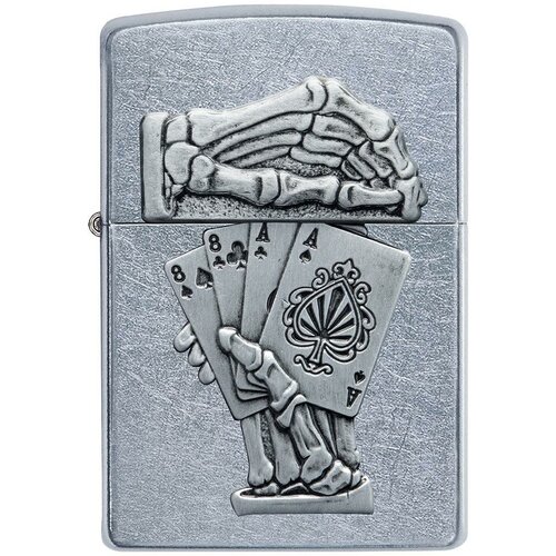     ZIPPO Classic 49536 Dead Mans Hand   Street Chrome -     -     , -, 