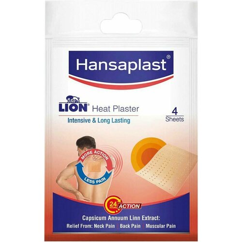 ���� Hansaplast HEAT PLASTER Intensive & Long Lasting, Lion (���������� - �������� �������������� �����������, ����), 1 ��. (4 �����), ������ �� 316 ���