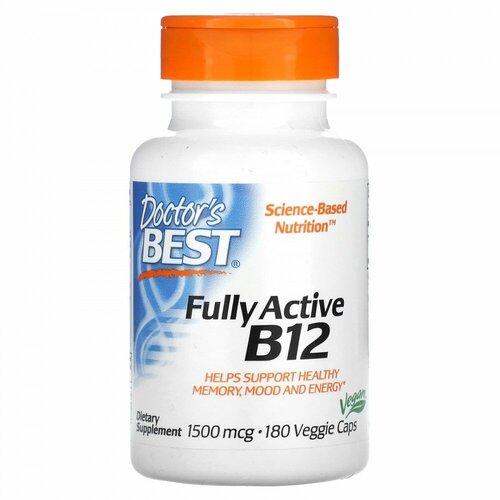 ���� Doctor`s Best Fully Active B-12 1500 ��� (�������� ������� B12) 180 ��� ������ (Doctor's Best), ������ �� 3199 ���