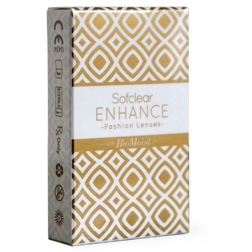 ���� ���������� ����� Gelflex Sofclear Enhance, 2 ��., R 8,6, D -7, aqua, ������ �� 2000 ���
