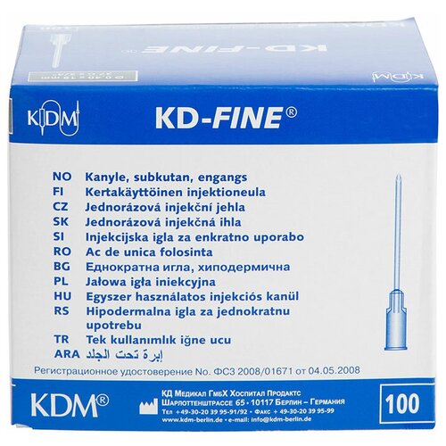 ���� ���� ������������ KDM KD-Fine, 12 �� x 0.3 ��, ������: 30G, 100 ��., ������ �� 521 ���