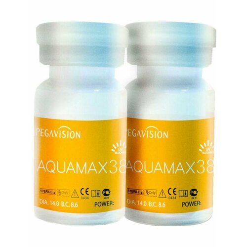 ���� ���������� ����� Pegavision Aquamax 38, 2 ��., R 8,6, D -10,5, ����������, 1 ��., ������ �� 599 ���