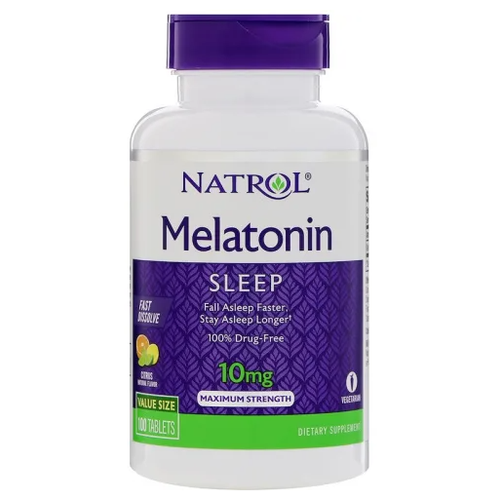 ���� Melatonin Fast Dissolve ���., 10 ��, 100 ��., ����������, ������ �� 2999 ���