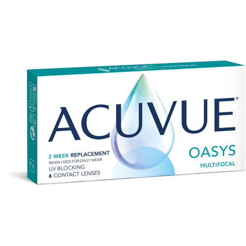 ���� ���������� ����� ACUVUE Oasys Multifocal, 6 ��., R 8,4, D -4, ADD: �������, ������ �� 2652 ���
