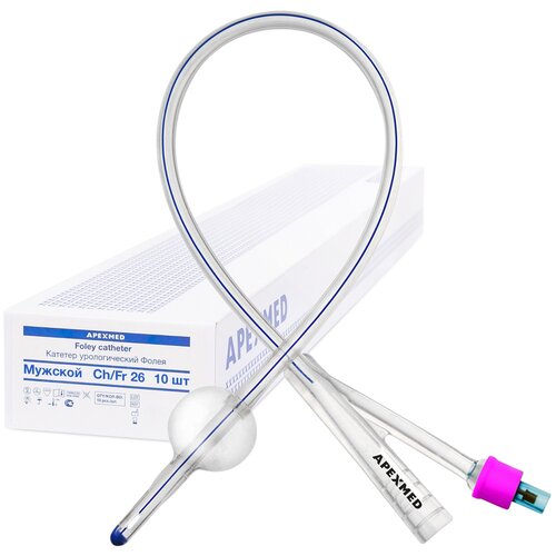 ���� ������� ����� ������������� Apexmed �������, Ch/Fr 26, �����������, �����������, 10 ��, �����������, ������ �� 3678 ���