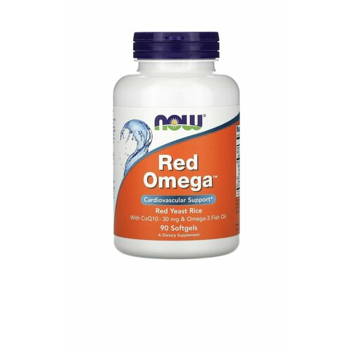 ���� ��� ����� � ��������� Q10 � ����� ��� �����-3 NOW Red Omega with CoQ10 & Omega-3 Fish Oil 90 ������, ������ �� 3380 ���