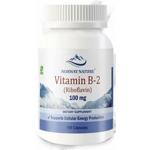  Norway Nature Vitamin B-2 Riboflavin 100  ( -2 ) 100  (Norway Nature)   -     , -, 