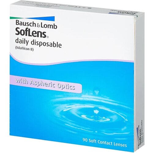    Bausch & Lomb Soflens Daily Disposable, 90 ., R 8,6, D -0,75,   3092 