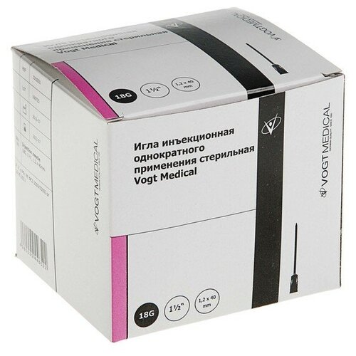    VOGT MEDICAL   , 40  x 1.2 , : 18G, 100 .   -     , -, 