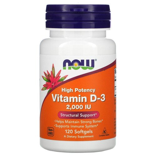  Now foods Vitamin D-3 2000 ME 120 .   -     , -, 