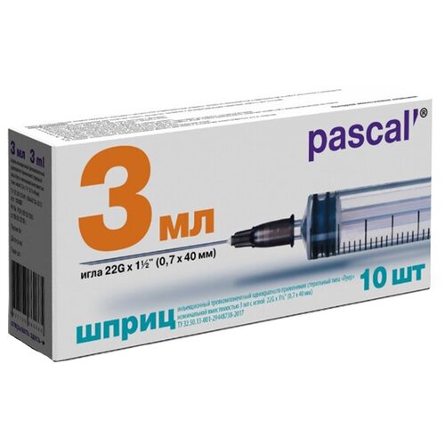   Pascal' , 40  x 0.7 , : 22G, 3 , 10 .,   104 