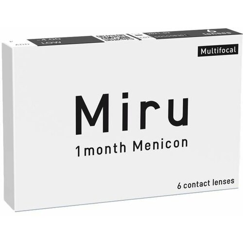    Menicon Miru 1month Multifocal, 6 ., R 8,6, D +0,75, ADD: , , 1 .   -     , -, 