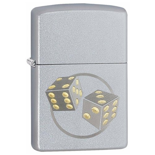 ���� ������������ ���������� ��������� ZIPPO 29412 Dice � ��������� Satin Chrome� - ��������� �����, ������ �� 7724 ���