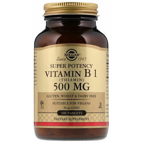 ���� ������� B Solgar Vitamin B1 (Thiamin) 500 mg 100 ���, ������ �� 8900 ���