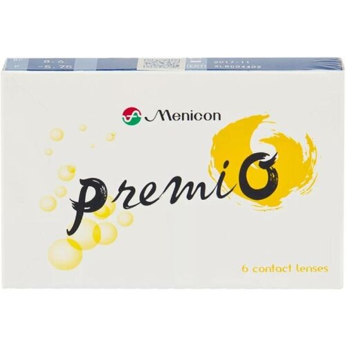    Menicon PremiO, 6 ., R 8,6, D -4,75, , 1 .   -     , -, 