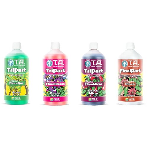    Terra Aquatica TriPart (Grow + Bloom + Micro SW + FinalPart Ripen) 4  1 (GHE Flora)   ,   7196 