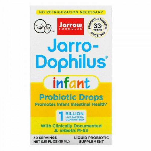 ���� Jarrow Formulas, Jarro-Dophilus, ��� ���������, ���������� � ������, 1 �������� ����� ��������, 15 �� (0,51 ����. �����), ������ �� 3435 ���