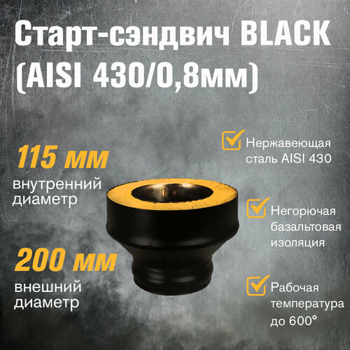 ���� �����-������� BLACK (AISI 430/0,8��) (115�200), ������ �� 2638 ���