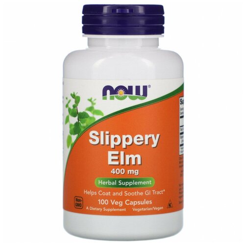 ���� NOW Slippery Elm 400 mg - ��������� ��� 100 �������������� ������, ������ �� 1820 ���