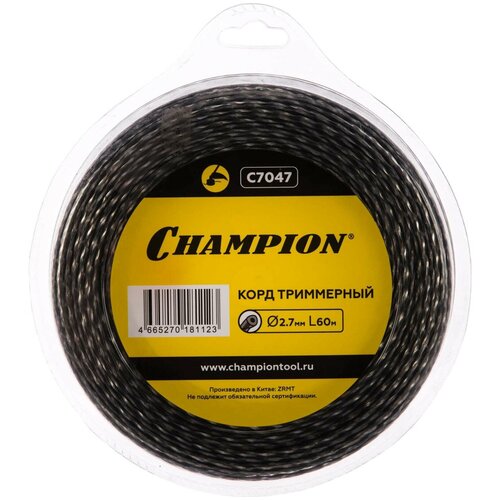 ���� ����� CHAMPION Tri-twist 2.7��*60� (����� �����������)+���, ������ �� 1343 ���