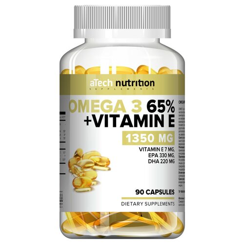 ���� Omega 3 65% + Vitamin E, 1.35 �, 90 ��., ������ �� 888 ���