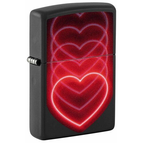 ���� ��������� ZIPPO Hearts Design � ��������� Black Light, ������/�����, ������, �������, 38x13x57 ��, ������ �� 6860 ���