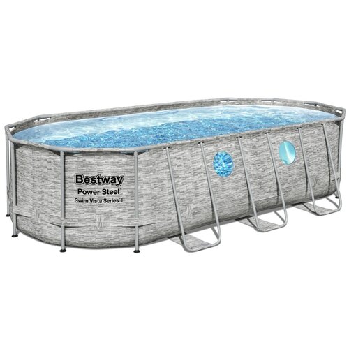 ���� ������� Bestway Power Steel Deluxe Series Piscine Ovale 56716, 549�122 ��, 549�274 ��, ������ �� 104000 ���