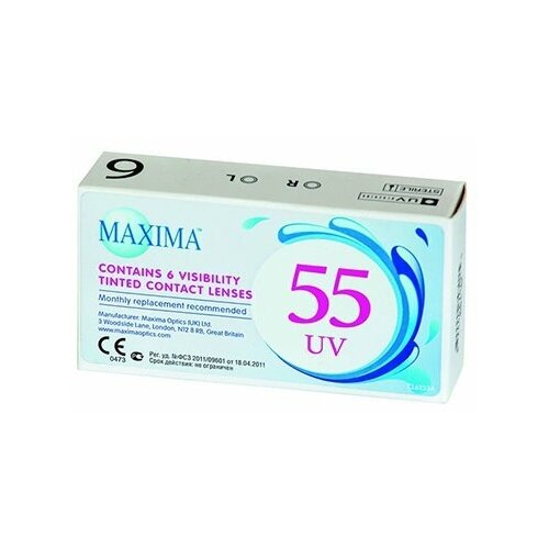 ���� ���������� ����� Maxima 55 UV, 6 ��., R 8,6, D -8, ������ �� 2145 ���