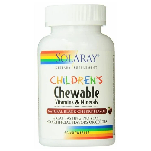 ���� �������� Solaray Children's Vitamin & Minerals, 150 �, 250 ��, 60 ��., ������ �� 1339 ���