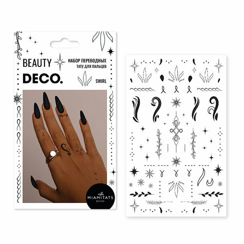    - `DECO.` by Miami tattoos ( Swirl)   -     , -, 