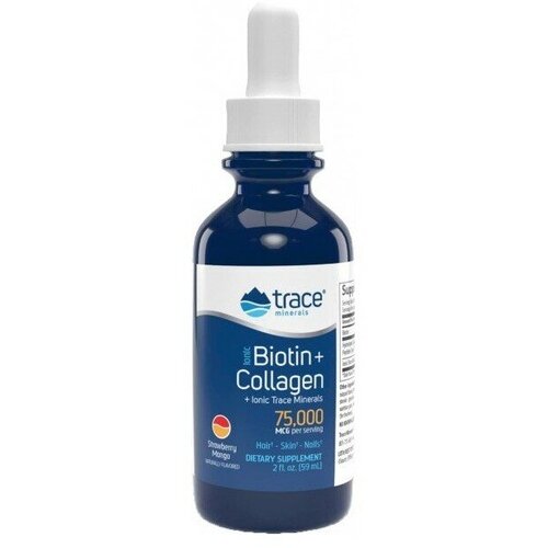  Trace Minerals Liquid Ionic Biotin+Collagen 59   -     , -, 