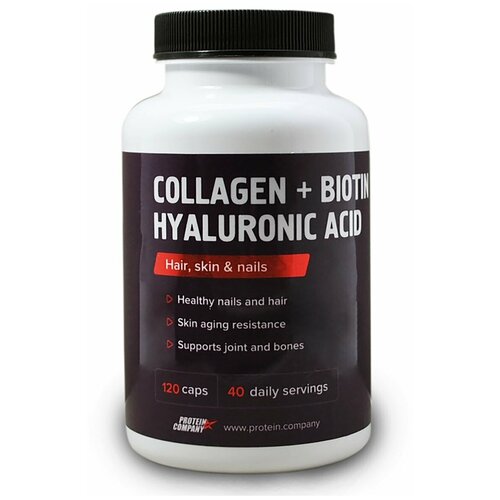   PROTEIN.COMPANY Collagen + Biotin Hyaluronic acid, 90 , 250 , 120 .   -     , -, 