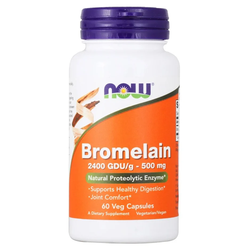 ���� ������� NOW Bromelain, 500 ��, 60 ��., ������ �� 2400 ���