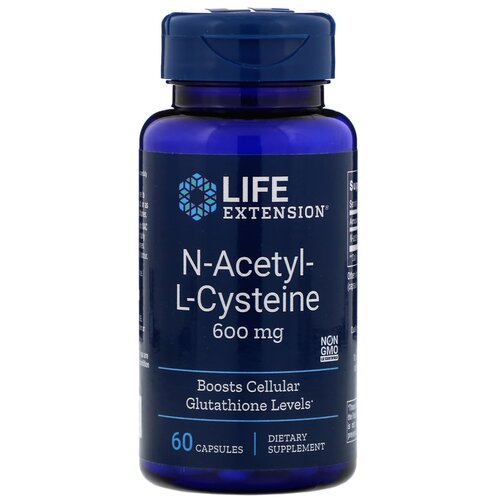 ���� ������� Life Extension N-Acetyl-L-Cysteine, 80 �, 600 ��, 60 ��., ������ �� 1989 ���