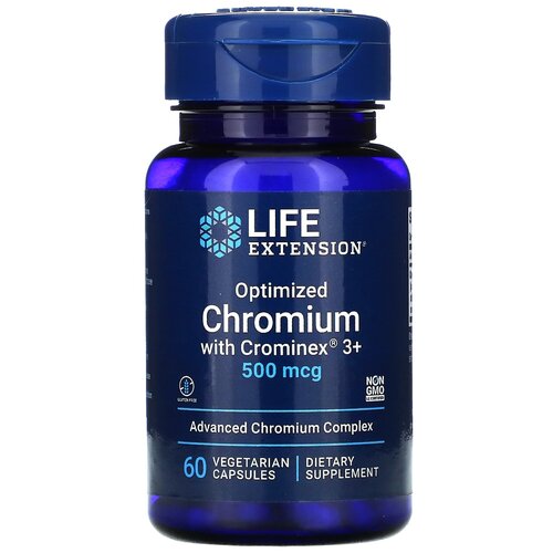   Life Extension Optimized Chromium with Crominex 3+, 50 , 500 , 60 .,   2370 