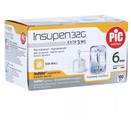     (INSUPEN)  -: 31G, 0.25 mm  6 mm, 100    -     , -, 