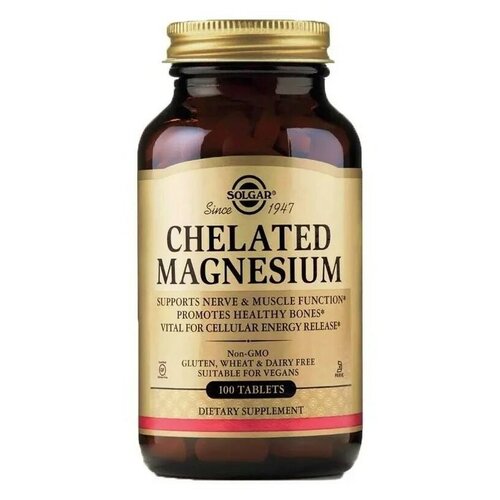 ���� Solgar Chelated Magnesium ���., 166 �, 100 ��., ������ �� 2940 ���