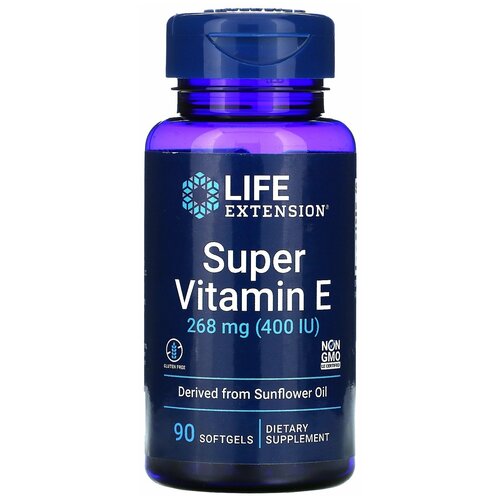  Life Extension Super Vitamin E (  ) 400  90    -     , -, 