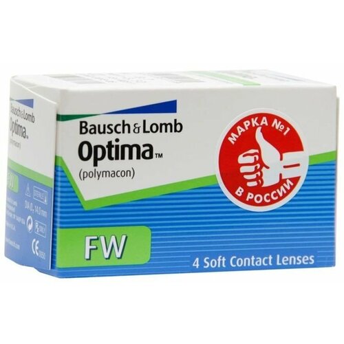 ���� ���������� ����� Bausch & Lomb Optima FW, 4 ��., R 8,7, D -8,5, ������ �� 1234 ���