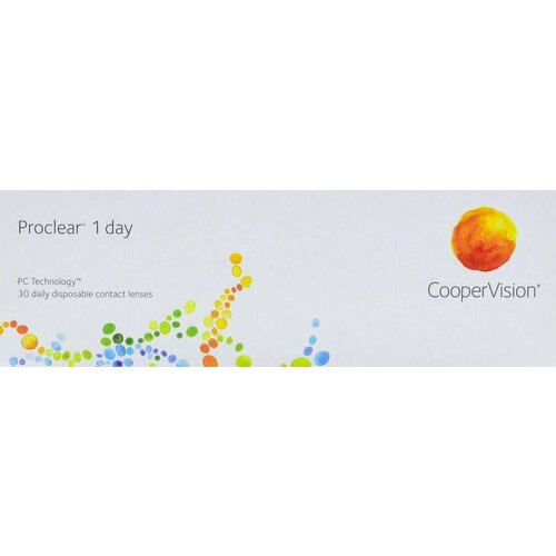 ���� ���������� ����� CooperVision Proclear 1 Day, 30 ��., R 8,7, D -5,5, ����������, 1 ��., ������ �� 1943 ���