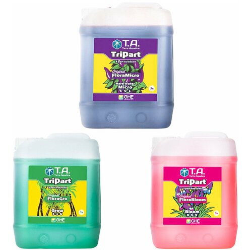 ���� �������� ��������� Terra Aquatica TriPart (Grow + Bloom + Micro HW) 3�� �� 5� (GHE Flora) ��� ������ ����, ������ �� 22575 ���