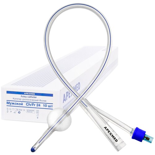 ���� ������� ����� ������������� Apexmed �������, Ch/Fr 24, �����������, �����������, 10 ��, ������ �� 3696 ���