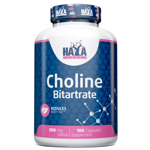 ���� Haya Labs Choline Bitartate 500 �� (����� ��������) 100 ������ (Haya Labs), ������ �� 1370 ���