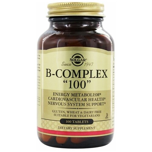 ���� Solgar B-Complex 100 (�������� ��������� ������ B) 100 ��������, ������ �� 3588 ���
