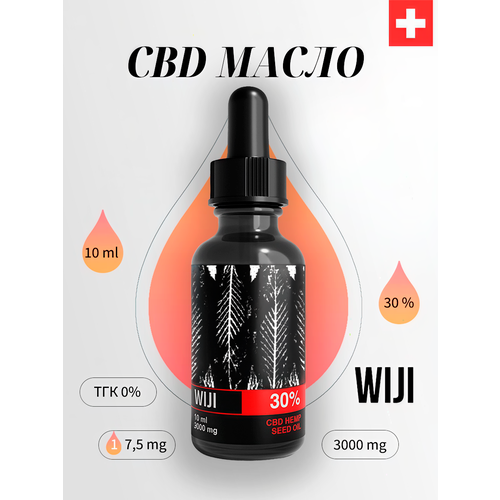  WIJI CBD  Hemp Seed Oil 30% 10 ml,    -     , -, 