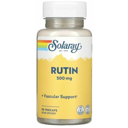  Solaray, Rutin, , 500 , 90     -     , -, 