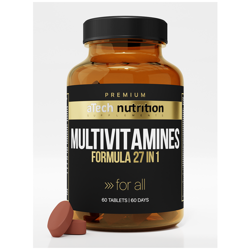 ���� �������� aTech Nutrition Premium Multivitamines Formula 27 in 1, 1.4 �, 60 ��., ������ �� 662 ���